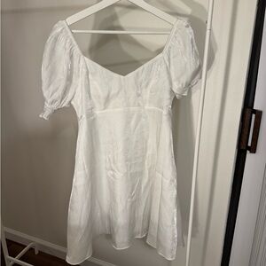Altar’d State White Satin Dress